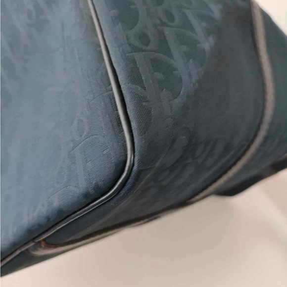 Dior Blue Oblique Monogram Boston Navy Duffle 40cm - Picture 6 of 15
